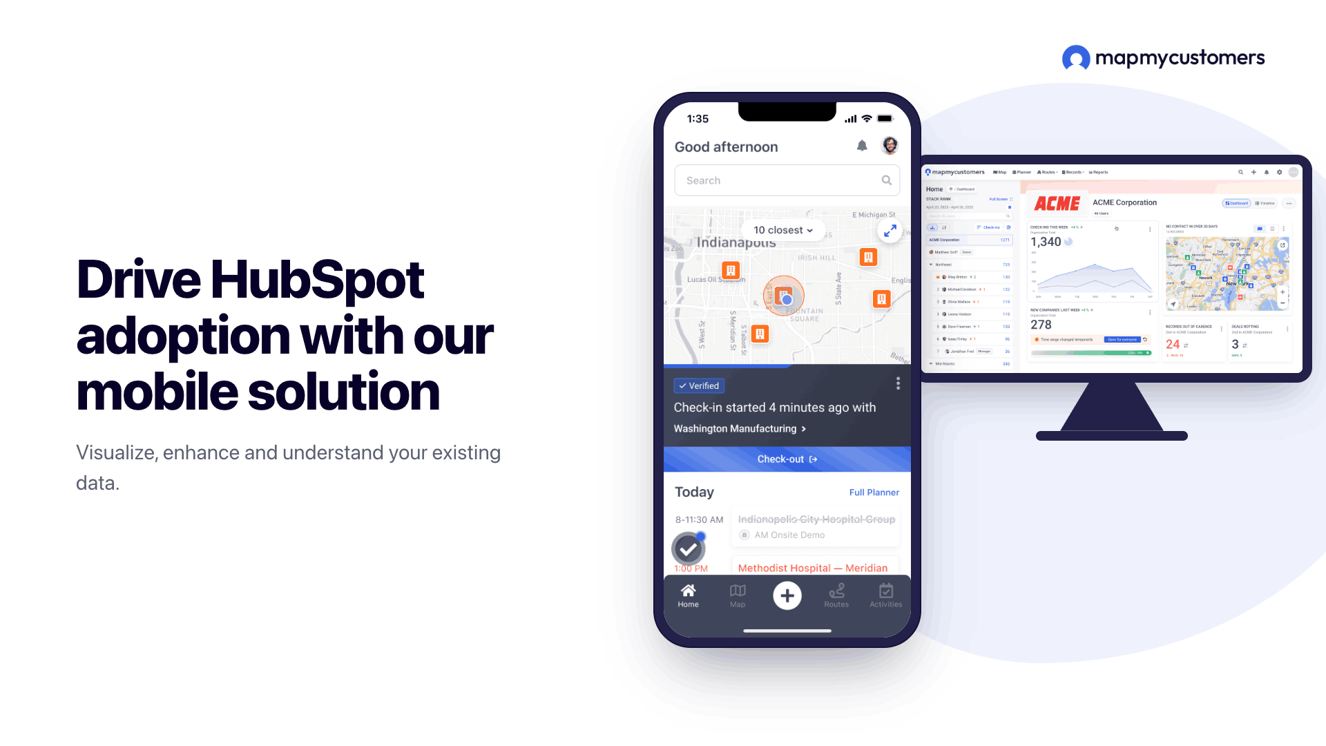 Drive HubSpot adoption with our mobile solution